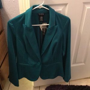 teal blazer